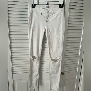 White Paige stretch denim